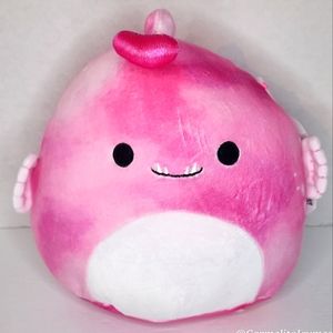 ❤️ SY 🐟 Pink Angler Fish Valentine 2024 Original Squishmallow Kelly Toy ☆》NWT《☆